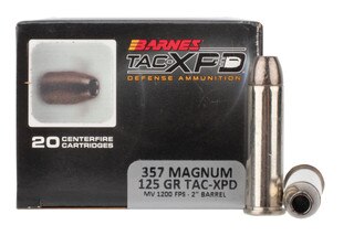 Barnes TAC-XPD DEFENSE 357 Mag 125gr TAC-XP - Box of 20